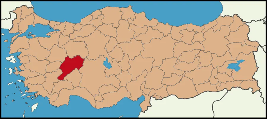 Afyonkarahisar haritası