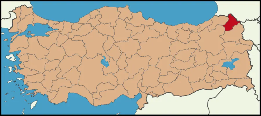 Ardahan haritası