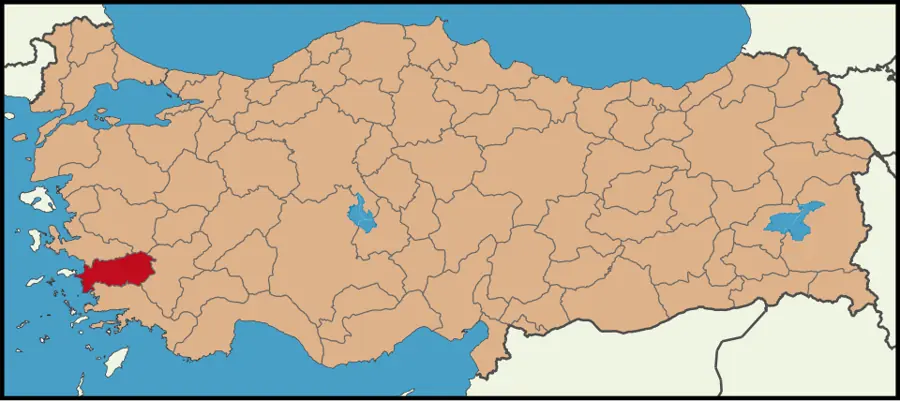 Aydın haritası