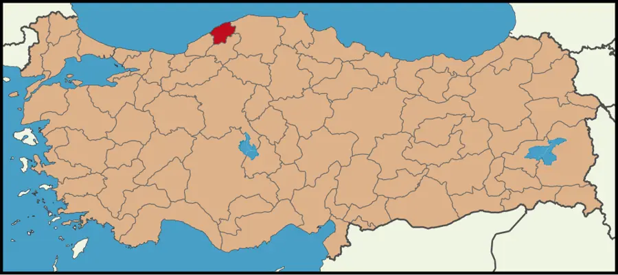 Bartın haritası