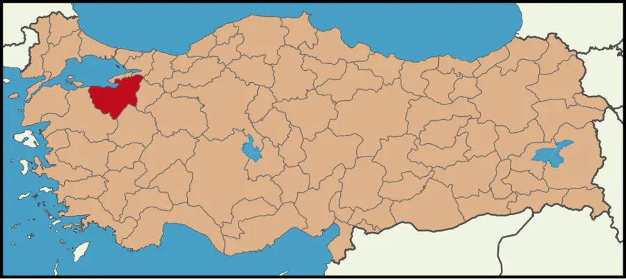 Bursa haritası
