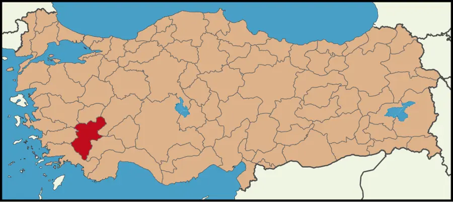 Denizli haritası