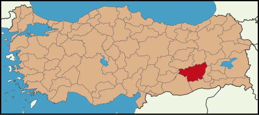 Diyarbakır haritası