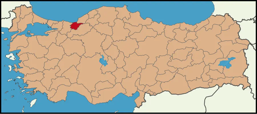 Düzce haritası