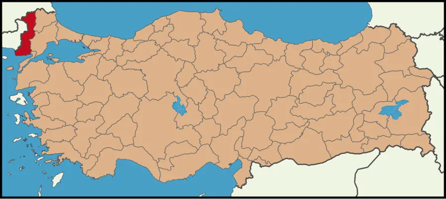 Edirne haritası