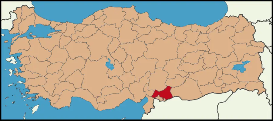 Gaziantep haritası
