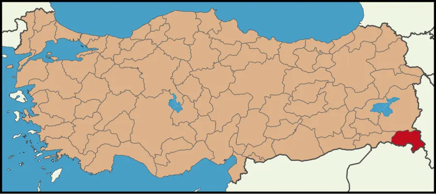 Hakkari haritası