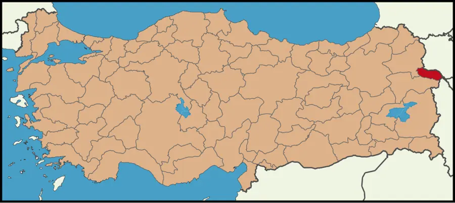 Iğdır haritası