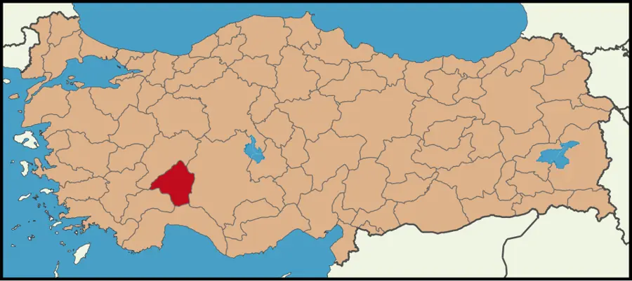 Isparta haritası
