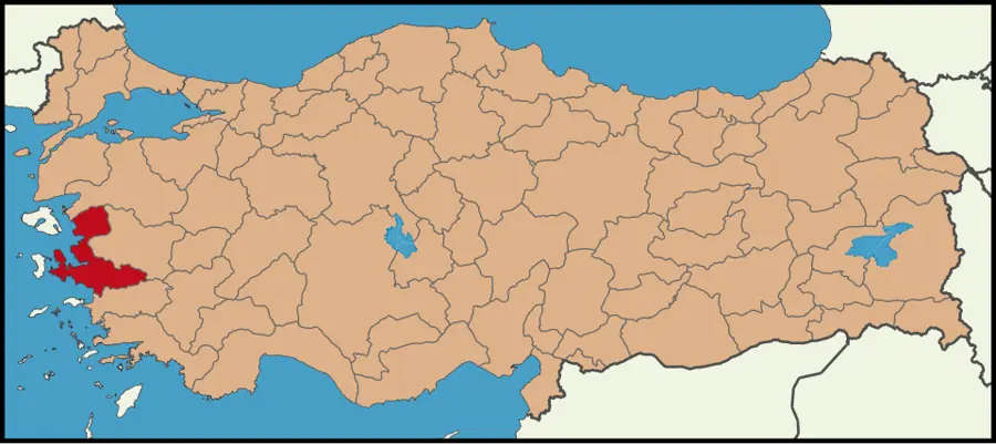 İzmir haritası