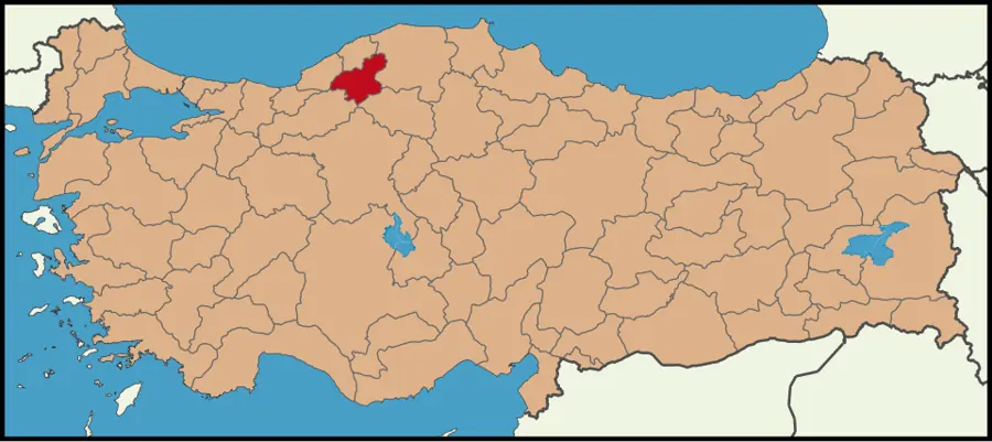 Karabük haritası