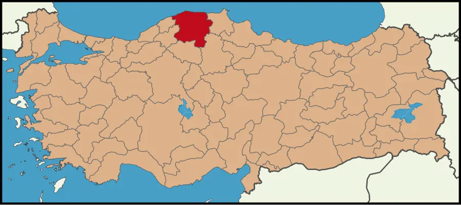 Kastamonu haritası