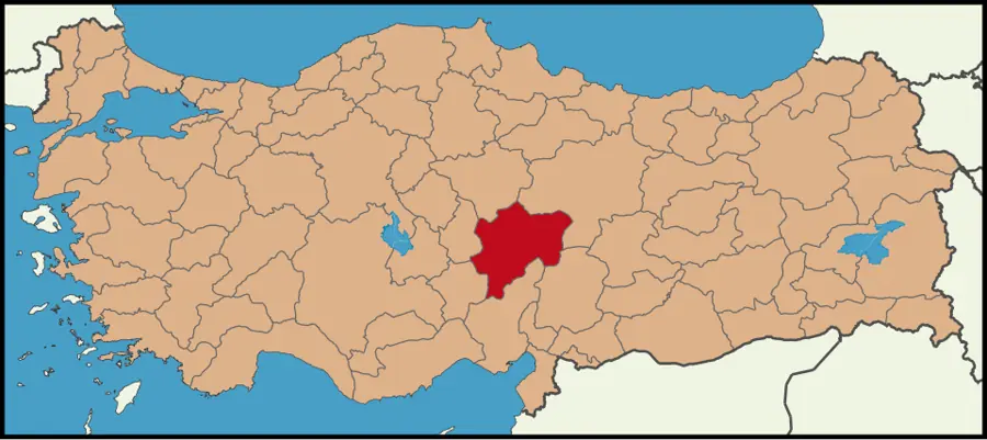 Kayseri haritası