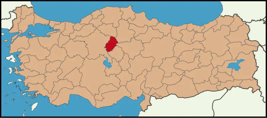 Kırıkkale haritası