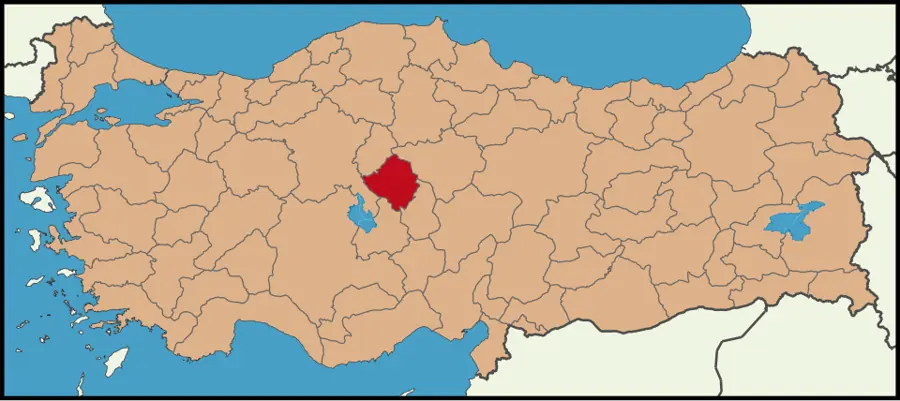 Kırşehir haritası