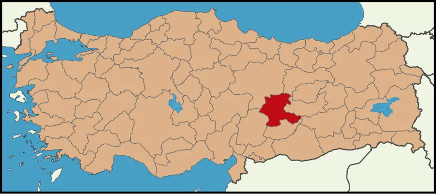 Malatya haritası