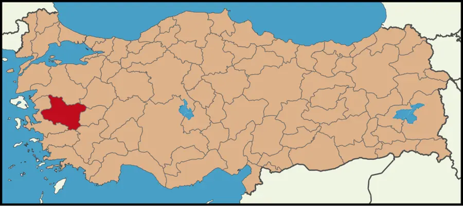 Manisa haritası