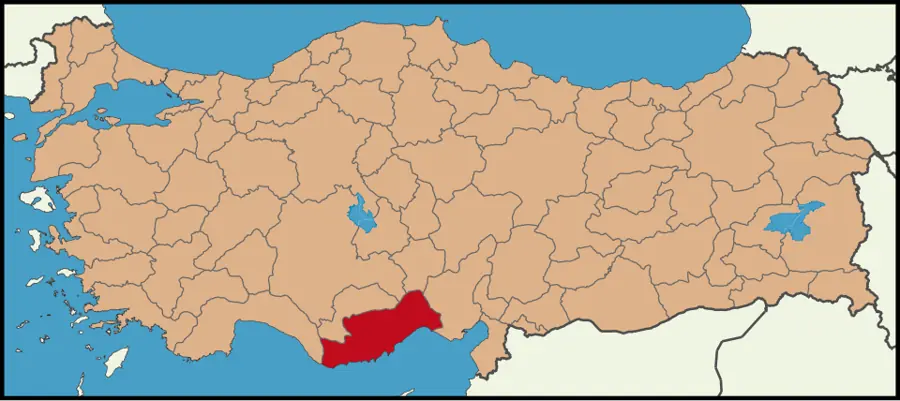 Mersin haritası