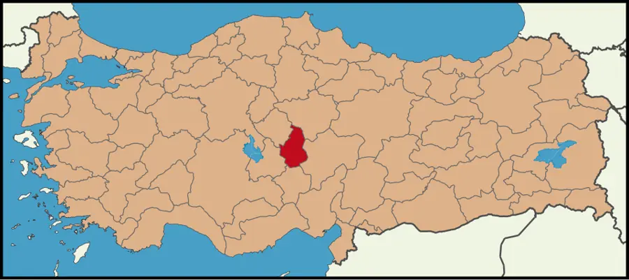 Nevşehir haritası