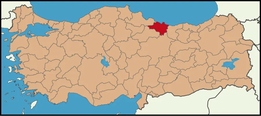 Ordu haritası