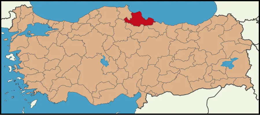Samsun haritası