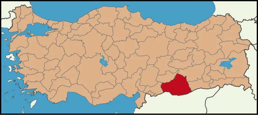 Şanlıurfa haritası