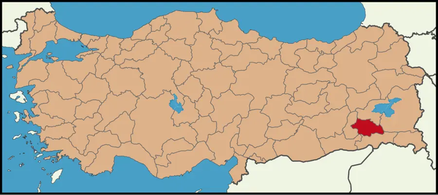 Siirt haritası