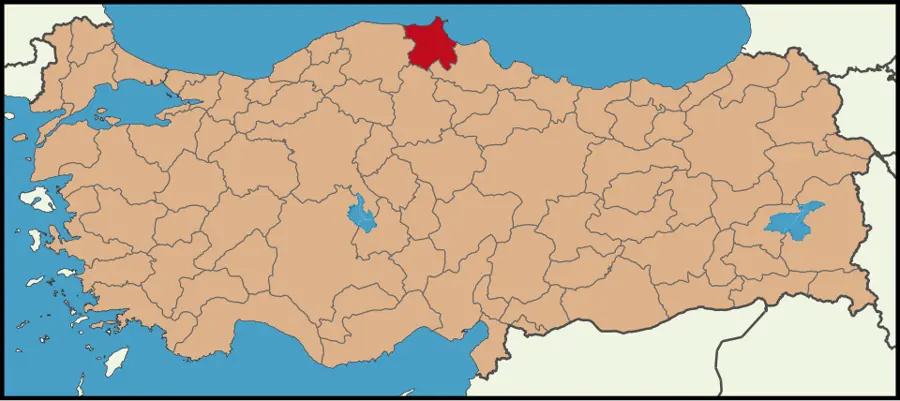 Sinop haritası