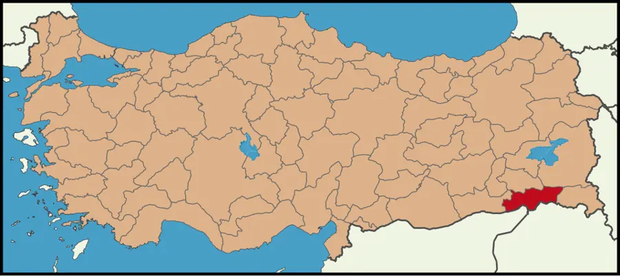 Şırnak haritası