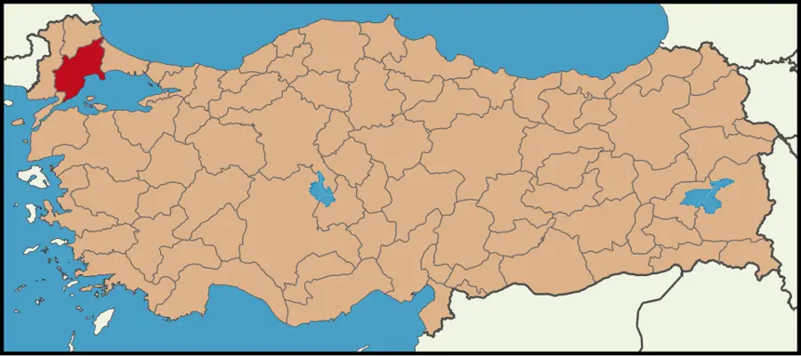 Tekirdağ haritası