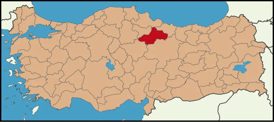 Tokat haritası