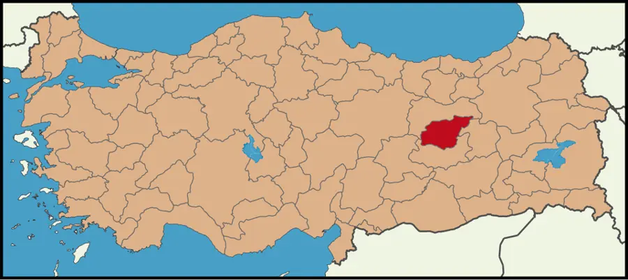 Tunceli haritası